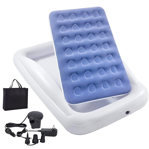 Inflatable kids travel bed - travel,
