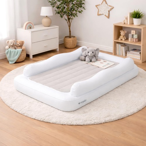 Inflatable toddler travel bed - travel,